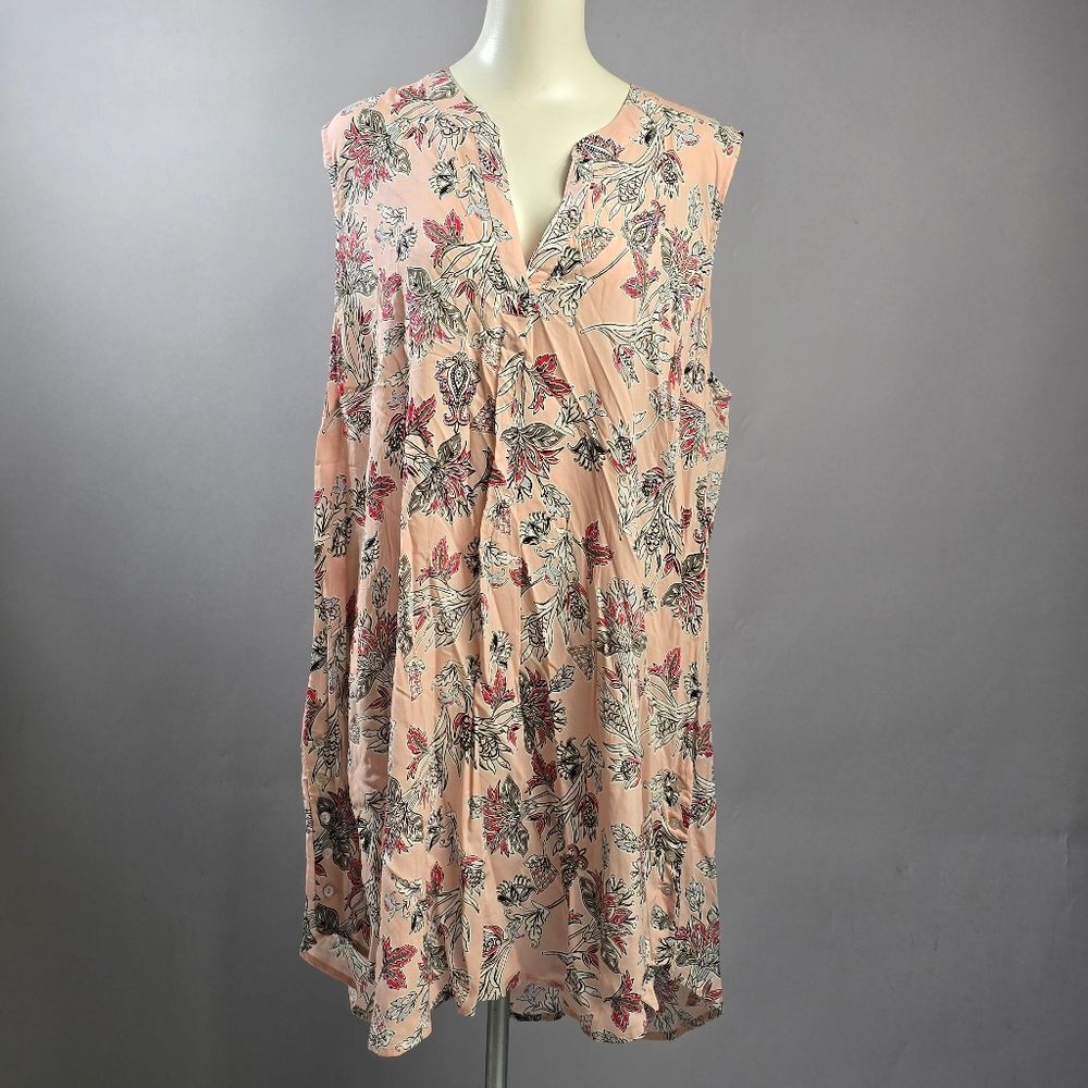 Fever Pink and Red Floral Dress (Rack9)
